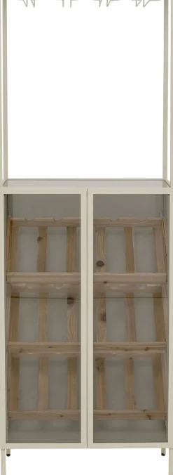 Weinregal Porto Bar Greige 60x170cm