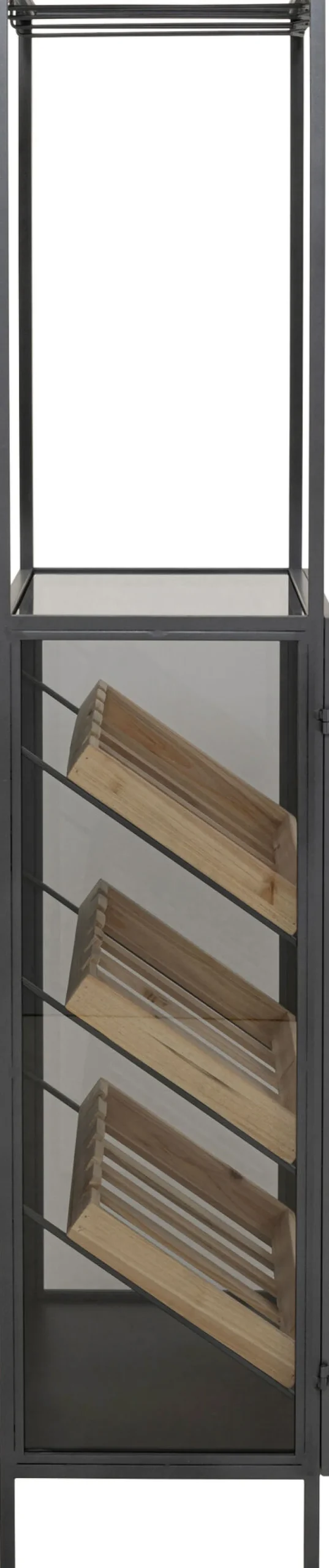 Weinregal Porto Bar Schwarz 60x170cm