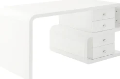 White Club Schreibtisch Snake 150x70cm