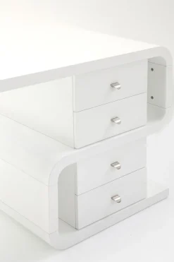 White Club Schreibtisch Snake 150x70cm