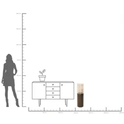 Windlicht Casablanca Brass 75cm