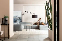 Wohnlandschaft 2 Lucca Grau Rechts 328cm