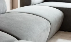 Wohnlandschaft 2 Lucca Grau Rechts 328cm